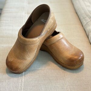 Dansko Honey Leather Clogs